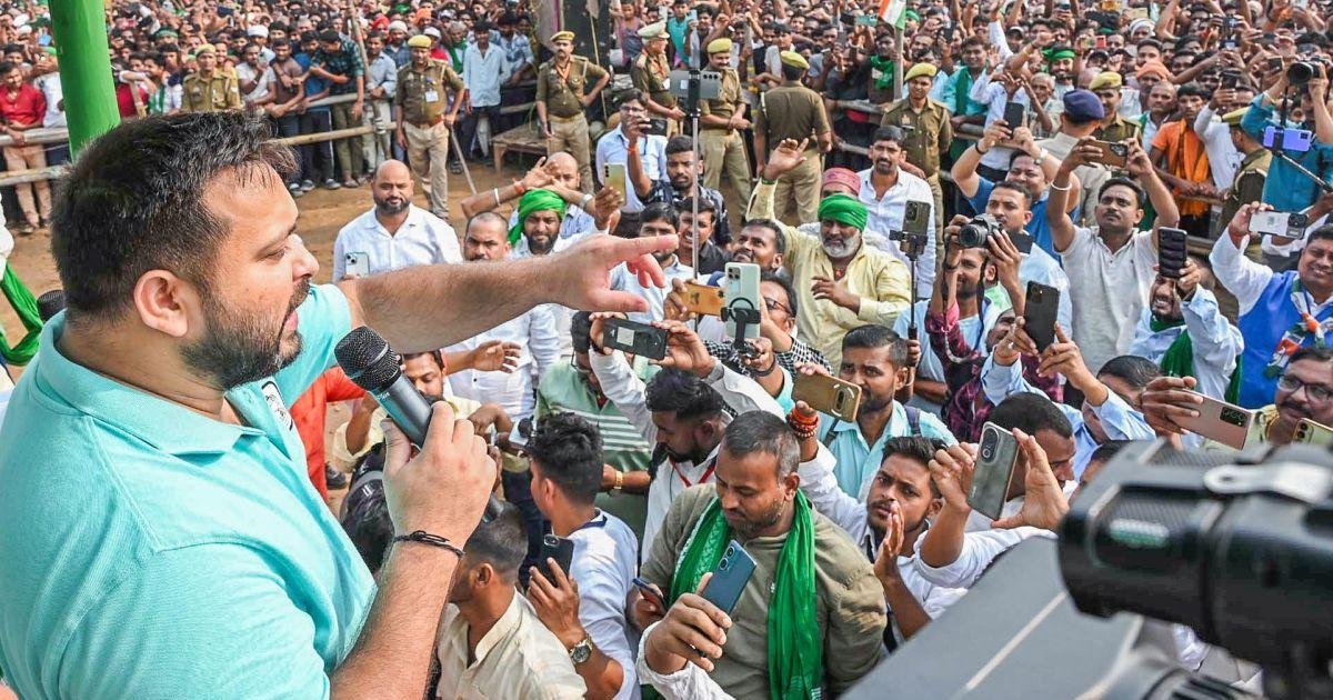 Bihar: Votações da primeira fase amanhã; Tejaswi, o imperador na luta