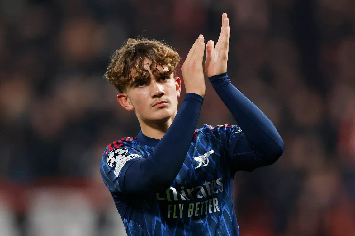 Mikel Arteta elogia o ‘enorme’ potencial do recordista Max Dowman.