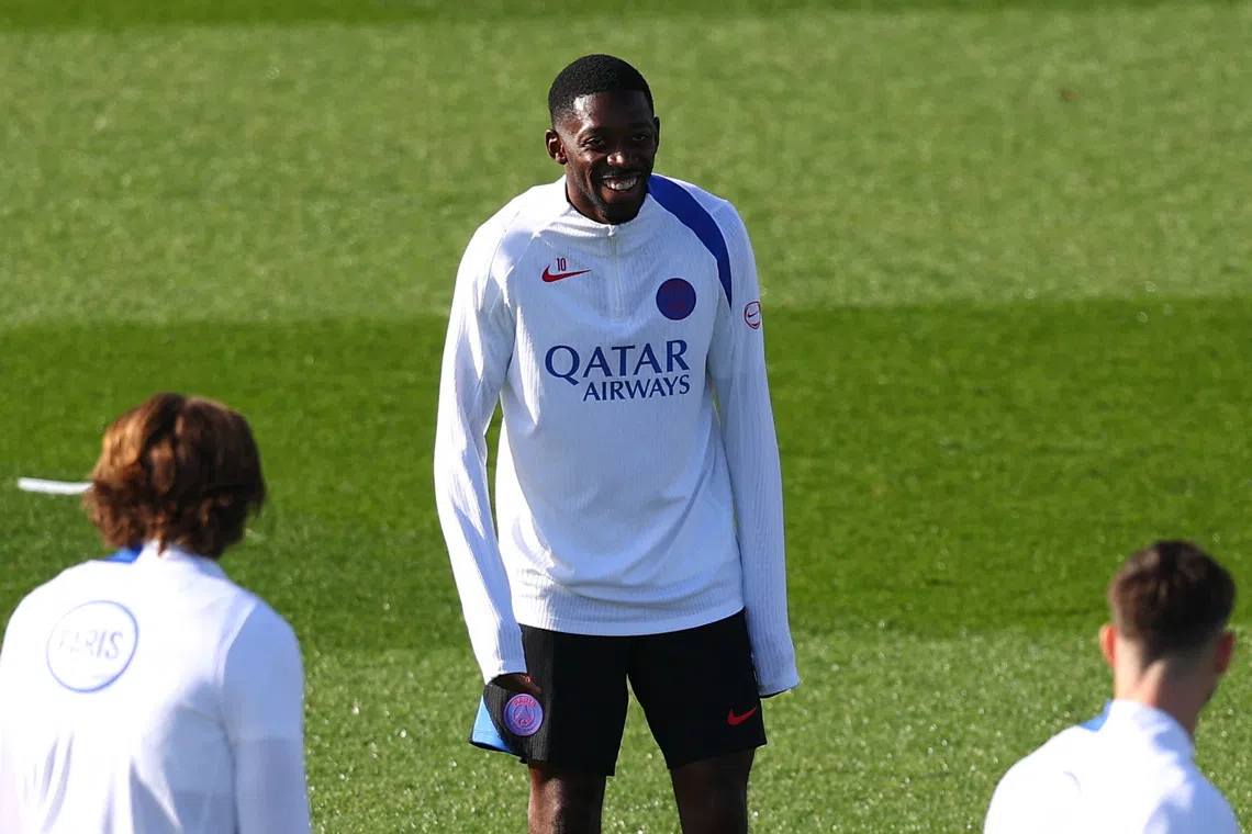 Dembele está em boa forma enquanto o PSG se prepara para enfrentar o líder Bayern.