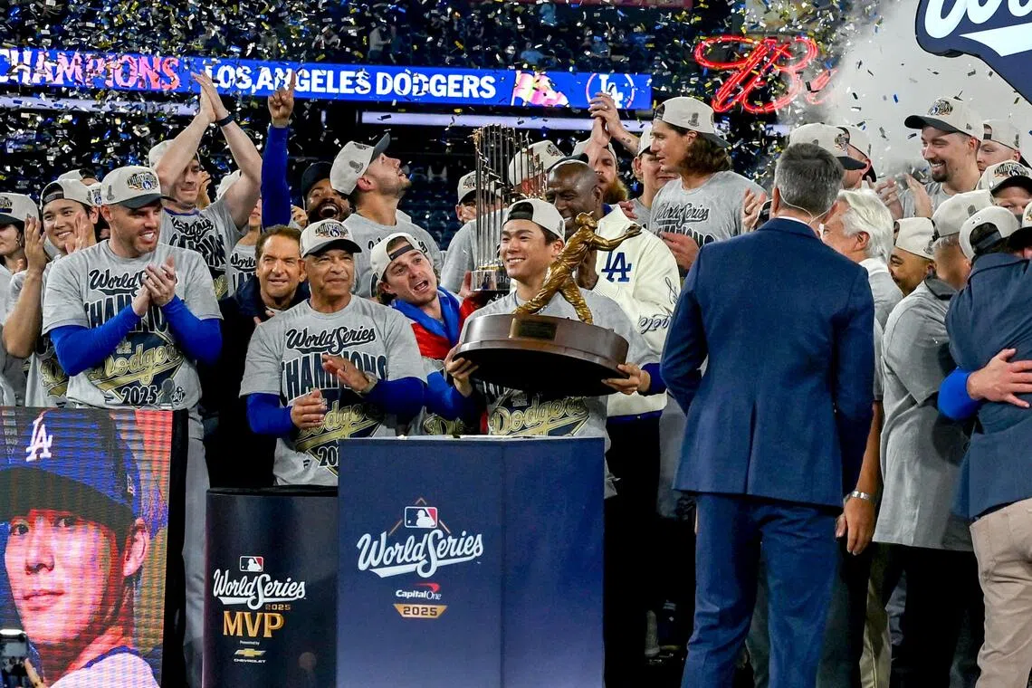 Os Los Angeles Dodgers criaram uma dinastia no beisebol ao vencer campeonatos consecutivos da World Series.