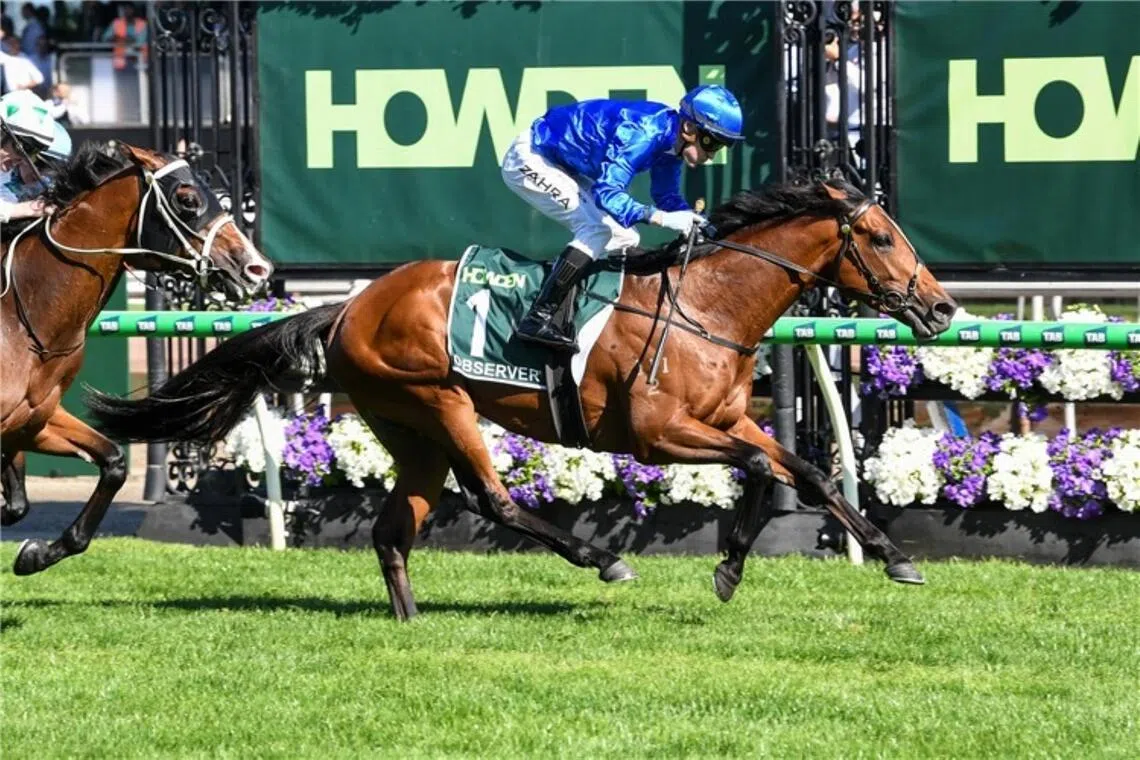 Zahra e Maher se combinam em duplas no Victoria Derby Day