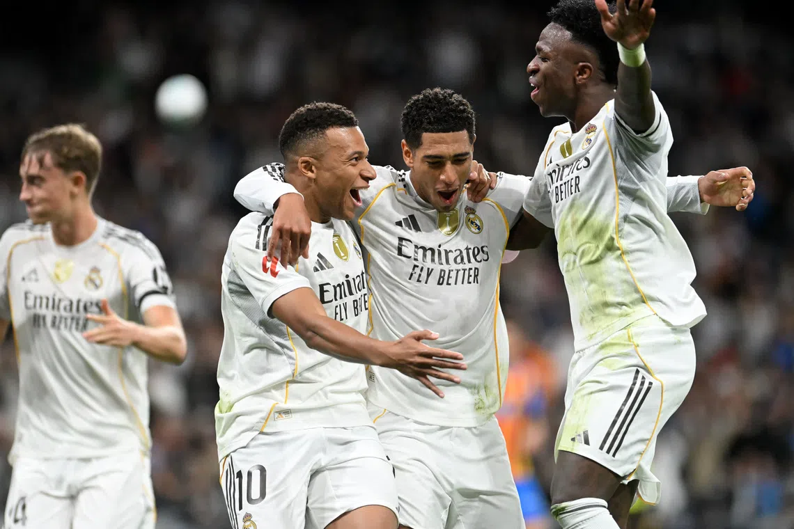 A dobradinha de Mbappé ajuda o Real Madrid a ultrapassar o Valência para aumentar o controle da La Liga