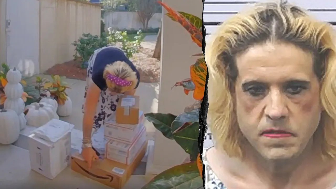 Pirata travestido em varanda no Alabama é pego após supostamente roubar pacotes