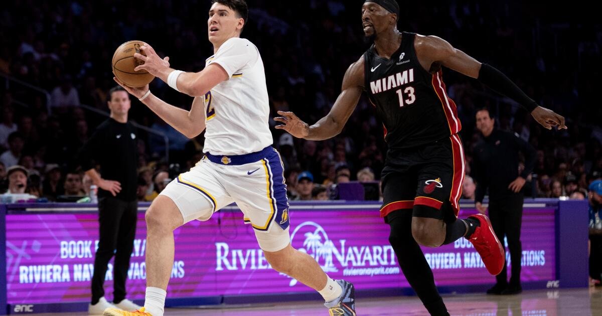 Jake LaRavia nunca mais será conhecido pelos fãs do Lakers com este tipo de jogo.