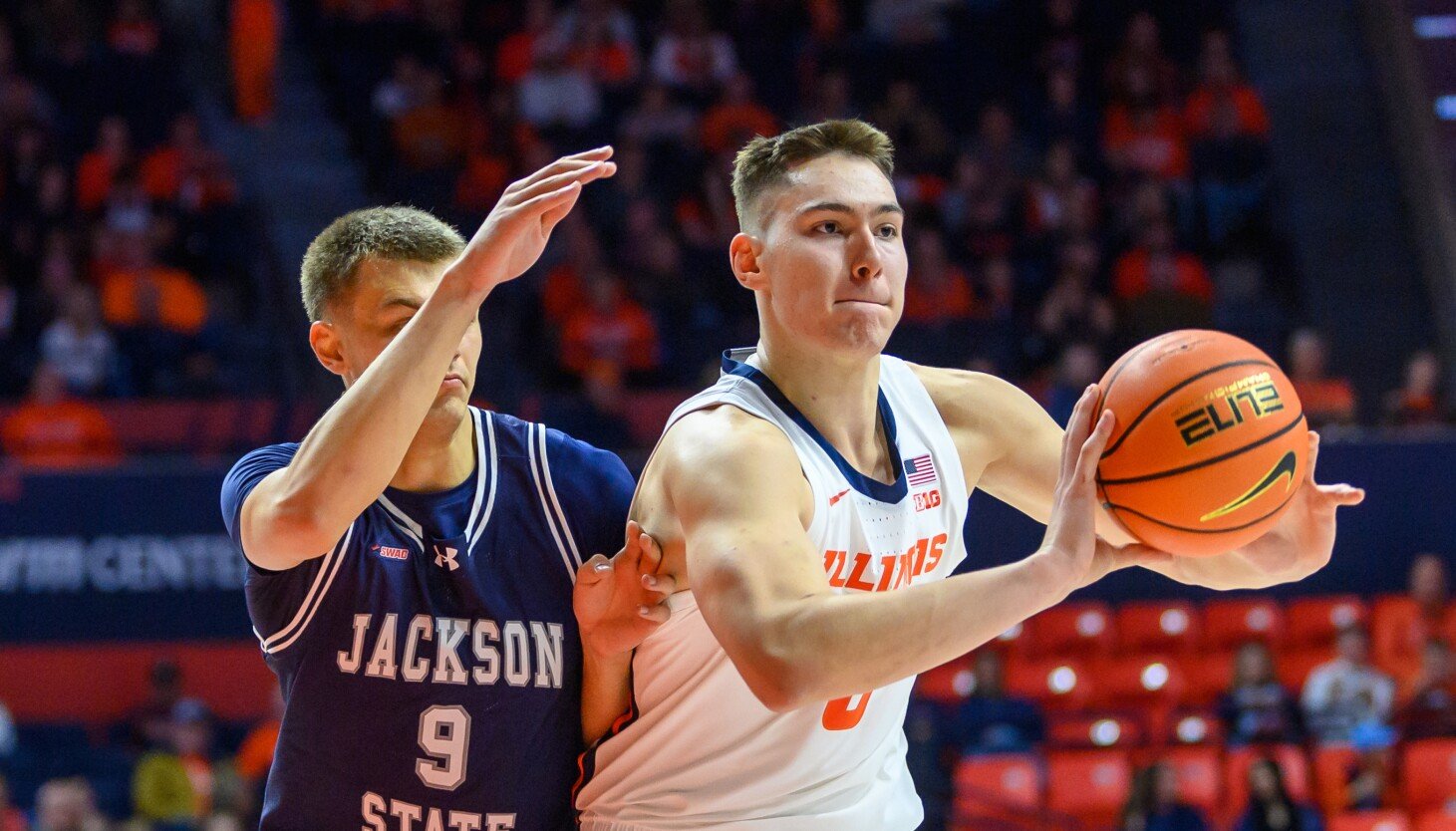 O número 17 de Illinois vem de uma vitória por 113-55 sobre Jackson State